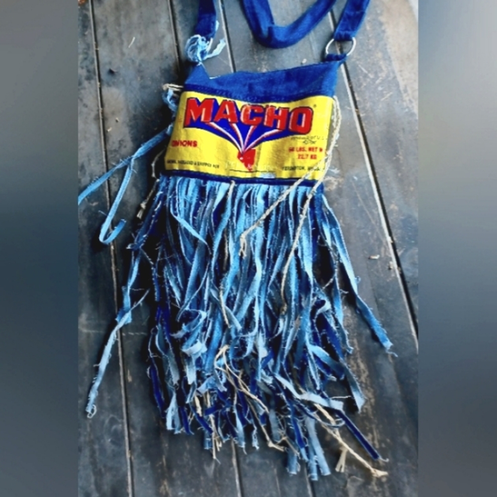 Boho Denim Crossbody Tote, DIY, (Beaver Brown Designs)